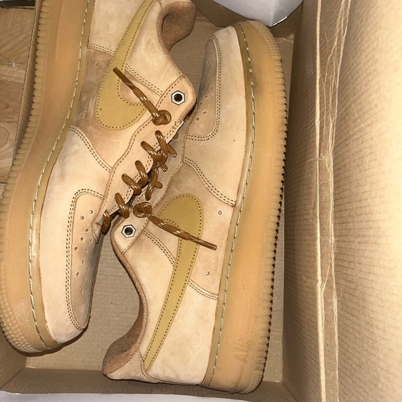 size 10 mens tan air force 1 - Picture 1 of 1